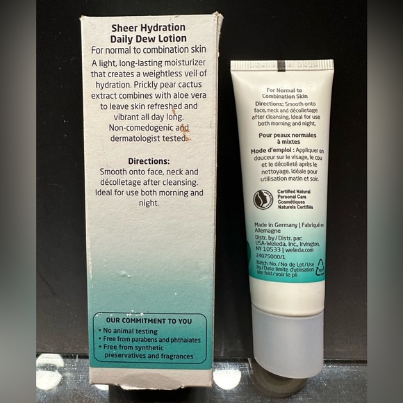 WALEDA Selt 1921 Sheer Hydration Daily Dew Lotion light, all day moisturizer - Picture 2 of 7